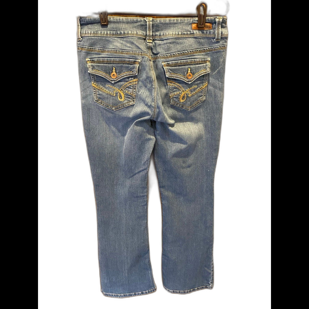 L.E.I. Denim Jeans “Sophia” Hipster Flare Junior Size 11 Casual Boot Cut‎